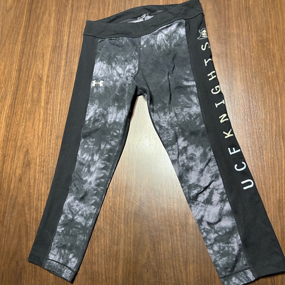 Under Armour Black and Gray Performance Leggings